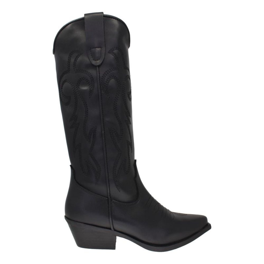 Steve Madden Windie Cowboy Black WNDE01S1001055 Women's